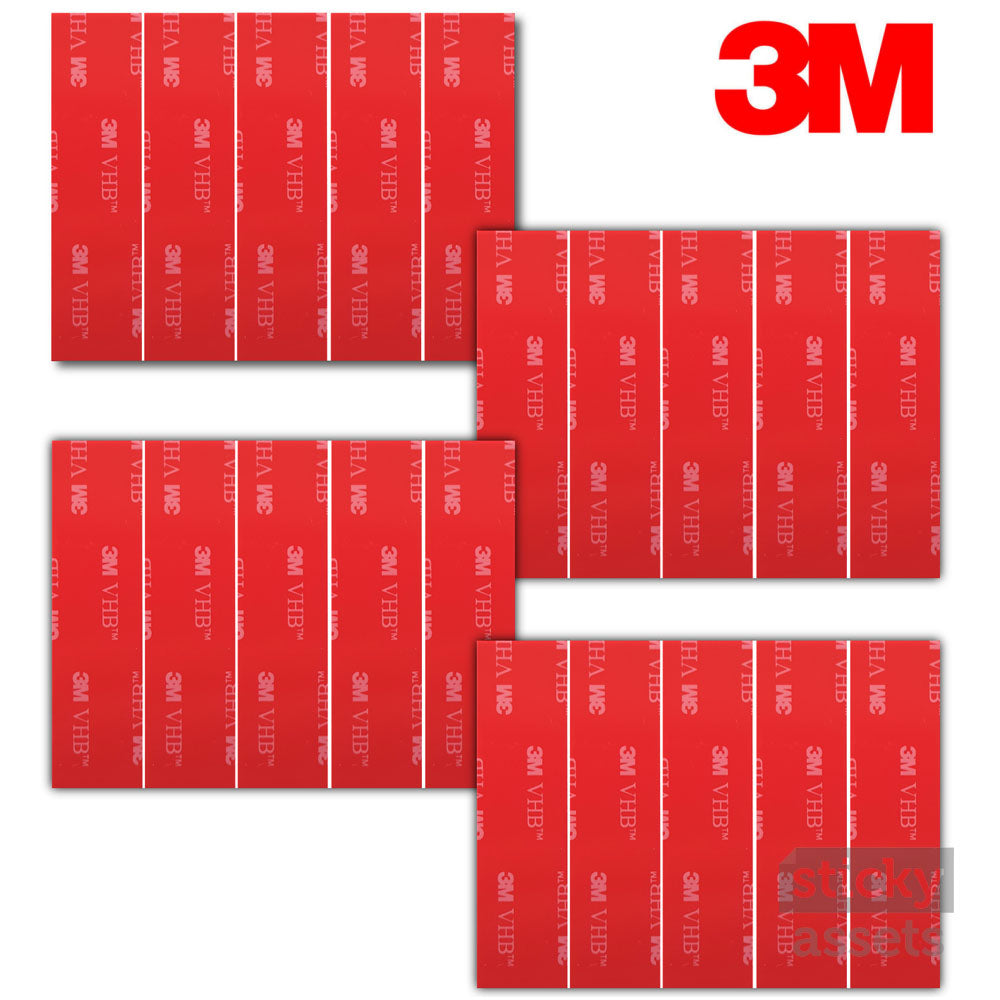 Number Plate Sticky Pads, 3M VHB Tape